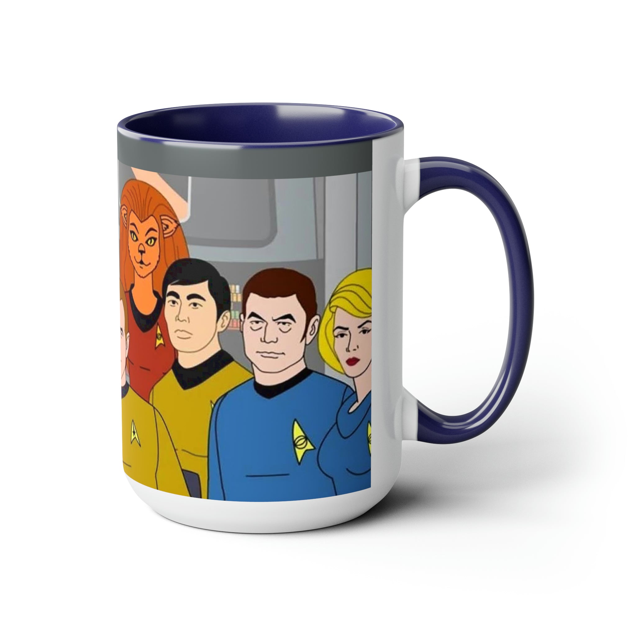 Star Trek Collection- White Ceramic Mug - Creations by Chris and Carlos